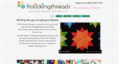 Desktop Screenshot of frolickingthreads.com